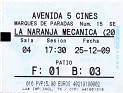 La Naranja Mecánica - 2009 - Drama - Spain - Sevilla - Avenida 5 Cines - 4 - 1 - 3 - Original Version with Spanish subtitles - 1